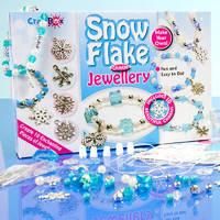 make your own snow flake charm jewellery