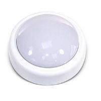 Masterplug RPL1 Battery Operated Round Push Light Indoor (White)