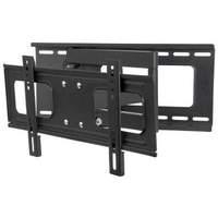 Manhattan Universal Flat Panel Tv Full-motion Wall Mount 32-55 Inch Single-link Swing Arm Black (424714)