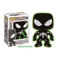 marvel spider man black gitd limited edition pop vinyl figure