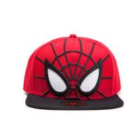 Marvel Spider-Man 3D Mesh Eyes Snapback Cap - Red/Black
