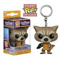 marvel guardians of the galaxy rocket raccoon pocket pop vinyl key cha ...