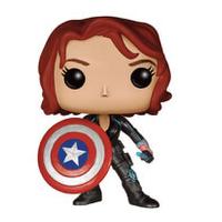 marvel avengers age of ultron black widow with caps shield limited edi ...