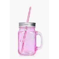 Mason Jar - pink