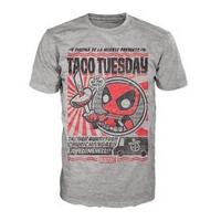Marvel Deadpool Chimichanga Pop! T-Shirt - Grey - M