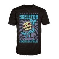 master of the universe skeletor pop t shirt black l