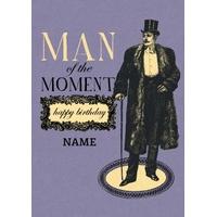 Man Of The Moment - Vintage Birthday Card