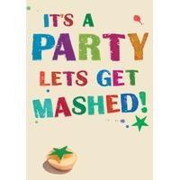 mashed birthday card