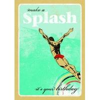 make a splash | birthday card