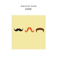 macho man | personalised every day card