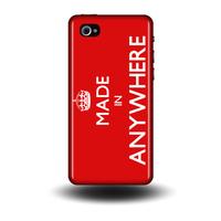 made in red personalised phone cases
