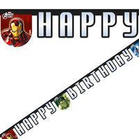 Marvel Avengers Heroes Party Letter Banner