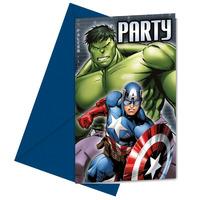 Marvel Avengers Heroes Party Invitations