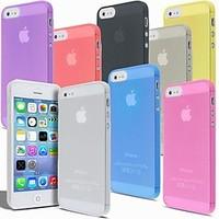 MAYLILANDTM Ultra Thin Transparent Crystal Clear Case for iPhone 5/5S (Assorted Colors)