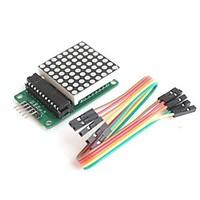MAX7219 88 Dot Matrix Serially Interfaced 8-Digit LED Display Driver for Arduino