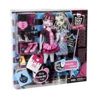 mattel monster high day at the maul fashions draculaura and frankie st ...