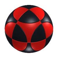 Marusenko Sphere Level 1 3D Puzzle (Black and Red)