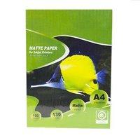 matte coating inkjet paper 130gsm a4 size 100 sheets synp mp130a4