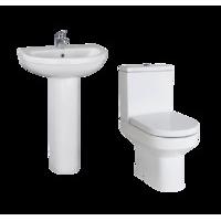 Madison Full Pedestal Basin and Toilet Suite