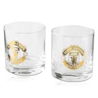 Manchester United Whisky Glasses - 2 Pack
