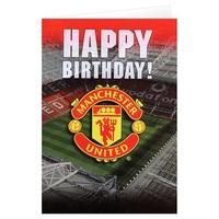 Manchester United Crest Birthday Card with Sound
