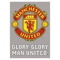 manchester united poster glory glory 61 x 92cm