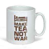 MAKE TEA NOT WAR MUG
