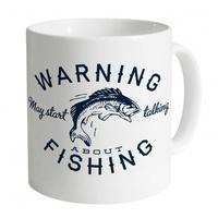 May Start Talking About Fishing Mug