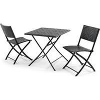 Maui Outdoor Bistro Set, Black