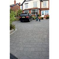 Marshalls Argent Graphite Block Paving Driveway Pack - 10.75 m2