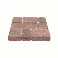 Marshalls Drivesett Duo Textured Cinder/Terracotta 240 x 160 x 50mm Block Paving - Pack of 280