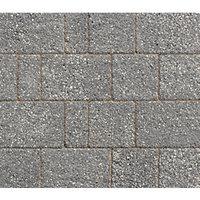 Marshalls Drivesett Argent Textured Dark Block Paving Circle Kit - 5.31 m2