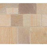 Marshalls Magnasett Textured Autumn Gold Block Paving Driveway Pack - 7.88 m2