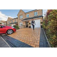 marshalls drivesys riven golden block paving driveway pack 451 m2