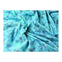 Marble Texture Print Cotton Poplin Dress Fabric Turquoise Green