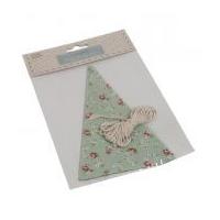 Make Your Own Floral Bunting Kit Green