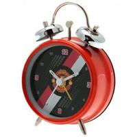 manchester united fc stripe mini bell alarm clock