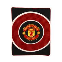 Manchester United FC Bullseye Fleece Blanket