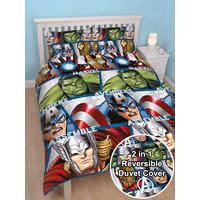 Marvel Avengers Shield Double Duvet Cover and Pillowcase Set