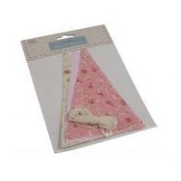 Make Your Own Floral Bunting Kit Pink