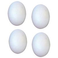Major Brushes Polystyrene Eggs 8cm Pack 10