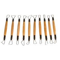 major brushes clay tools wire ended shapes set of 10