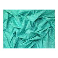 Marble Star Print Cotton Poplin Dress Fabric Sea Green