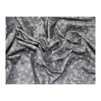 Marble Star Print Cotton Poplin Dress Fabric Grey