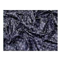 Marble Star Print Cotton Poplin Dress Fabric Charcoal