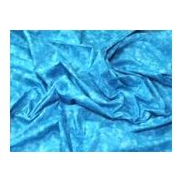 Marble Print Cotton Poplin Dress Fabric Turquoise