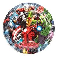 marvel avengers plates pack of 8