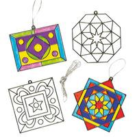 Mandala Suncatchers (Pack of 6)