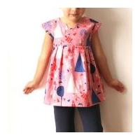 Made By Rae Girls Sewing Pattern Geranium Dress