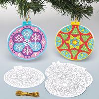 Mandala Bauble Cards (Pack of 6)